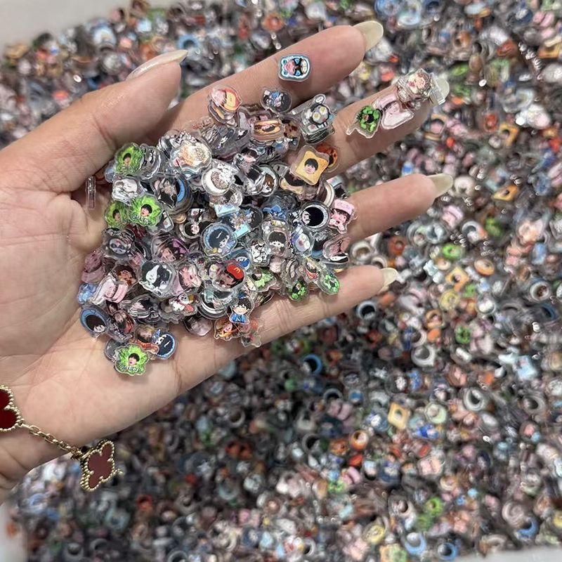 (New) Zhou Shen Merchandise 1cm Acrylic Sheet DIY Shaker Flow Star Concert Support Gift