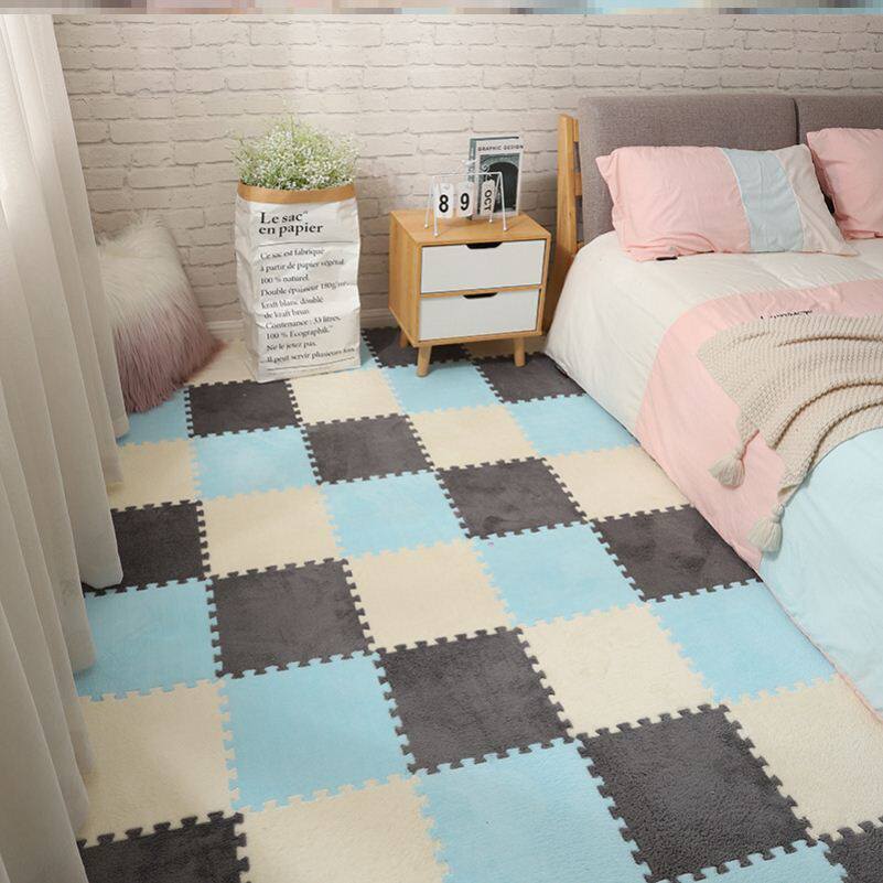 Bedroom bed full of carpet can be cut and washed splicing floor mat bay window mat tatami household large area