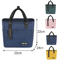 Lunch box bag hand to improve the face value Lunch box bag tote bag fashion thermal insulation waterproof work student lunch lunch bag