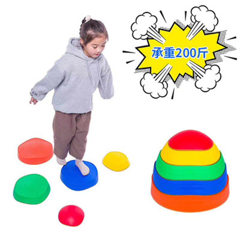 Preschool education institution children's baby sensitive training class body equipment outdoor river crossing stone touch toy stepping stone