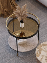 Nordic Sofa Rockboard Edge A Few Light Lavish Glazed Corners A Few Round Minima Balcony Tea Colors Small Table Little Tea Table Creativity