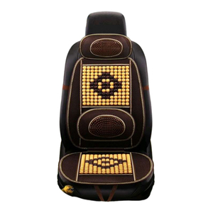 夏季木珠汽车坐垫竹片透气珠子