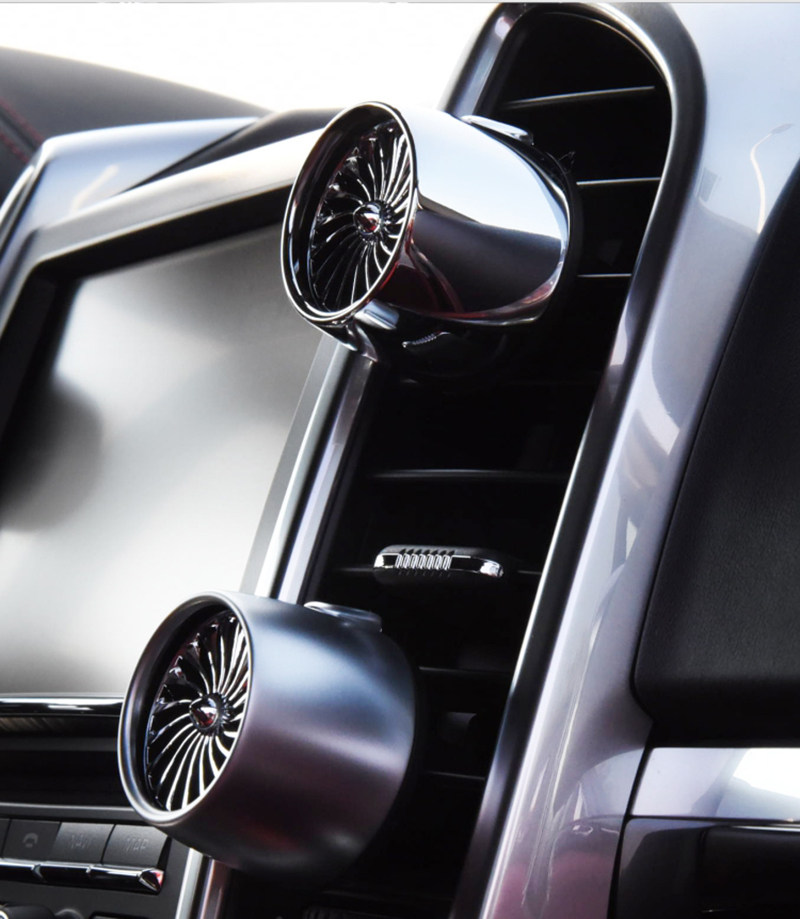 空軍二號 車載超級引擎 汽車冷氣出風口擺飾 K金紅光一件