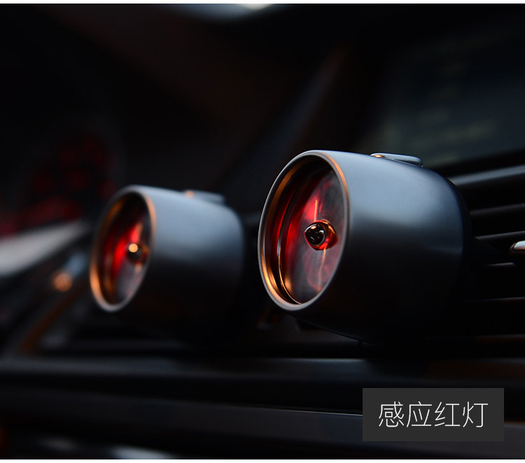 空軍二號 車載超級引擎 汽車冷氣出風口擺飾 K金紅光一件