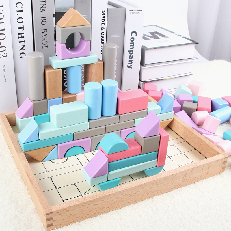 Building toys 3 - 6 years old girl baby 1 - 2 infant wood assembly and early teaching boys