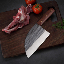 Hand forged household chopping kitchen knife Chefs special Longquan kitchen knife ultra-fast sharp round head chopping dual-use