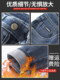 Fleece-Lined Thickened Men's Jeans, Winter Slim Straight-Leg Men's Pants, Autumn and Winter Warm High-End Men's Casual Long Trousers