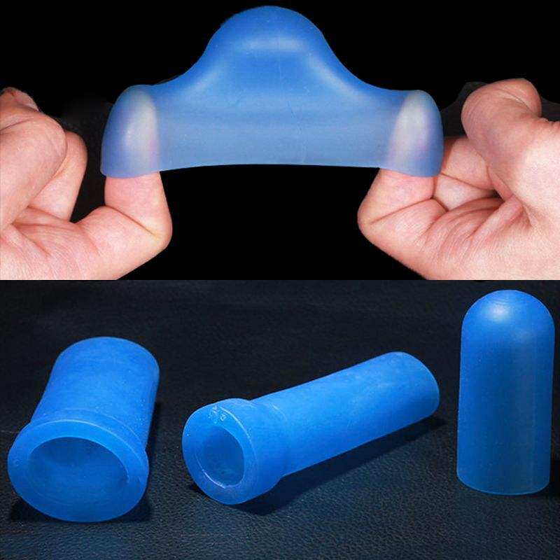 New blue adult products stretching exerciser silicone connection sleeve sealed universal sleeve glans membrane ring protective cap