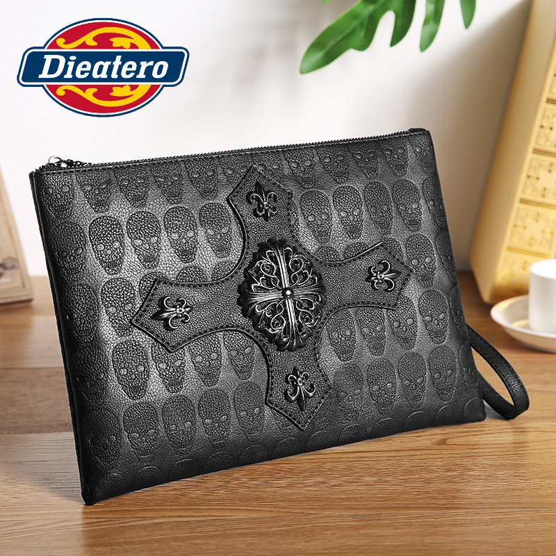 Men's handbags 2021 new business casual handbags Handbag Boomer Thin letters Enveloping Youth Web Red Hand Grip Clip