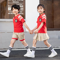 Kindergarten garden clothes Childrens school uniforms Summer new performance clothes Sports games short-sleeved suit graduation primary school class clothes