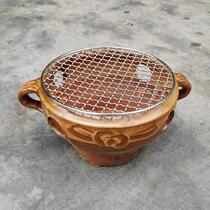 Fire Basin Boiled Tea Portable Charcoal Basin Baking Fire Basin Winter Warmer Indoor Charcoal Fire Stove Ceramic Baking Oven Old Stove