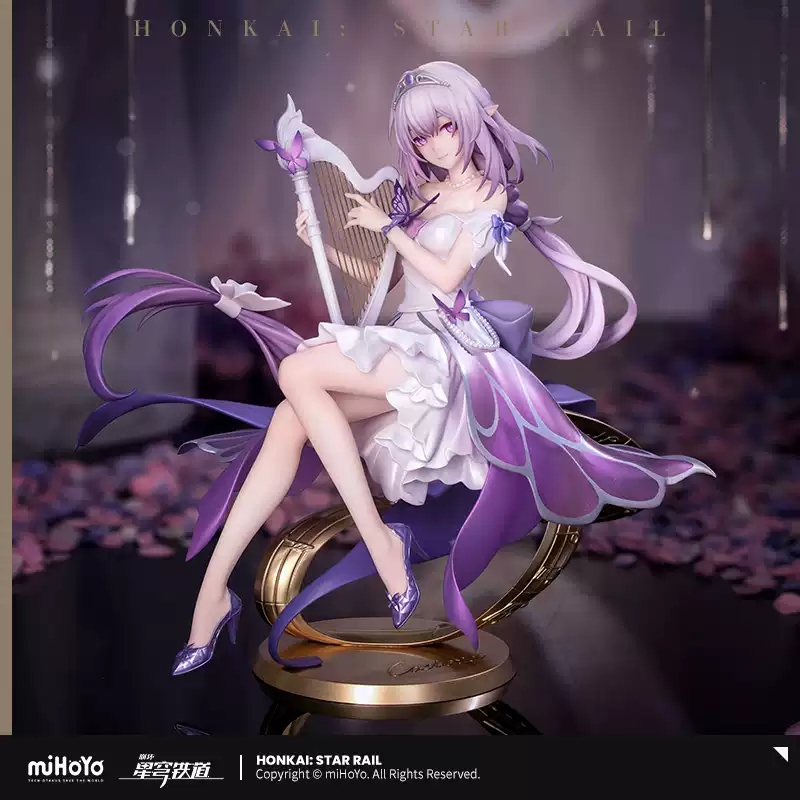Official Myethos Gift+ Collaboration Honkai Star Rail Xie Die Figure Figurine Game Merchandise Official Myethos Gift+ Collaboration Honkai Star Rail Xie Die Figure Figurine Game Merchandise