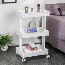 High-grade beauty cart Three-layer mobile shelf Beauty salon physiotherapy hospital special multi-function tool cart