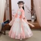 Hanfu girls spring and summer children's Tang suit ancient style super fairy Chinese style dress 2023 ancient costume autumn princess girl