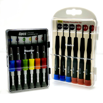 Set screwdriver KM-6 precision computer electronic clock screwdriver cross alloy steel Japan weeber