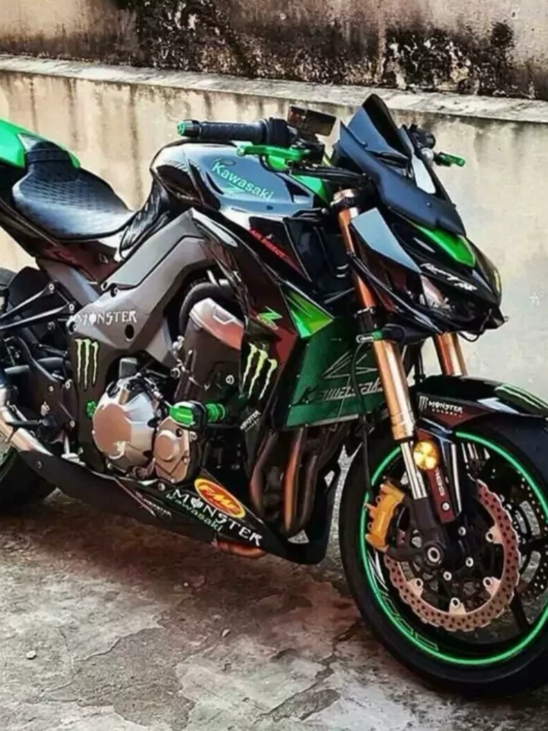 Импортированный Kawasaki Z1000 большой питон N19 Street car H2 Маленький Ниндзя мотоцикл двойной цилиндр вода холодная 400C тяжёлый автомобиль спортивный автомобиль