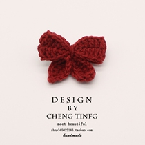 Christmas style headwear butterfly knot hair clip adorned tennis red haired ka deer corner plush elk deer clip 2021 hair accessories