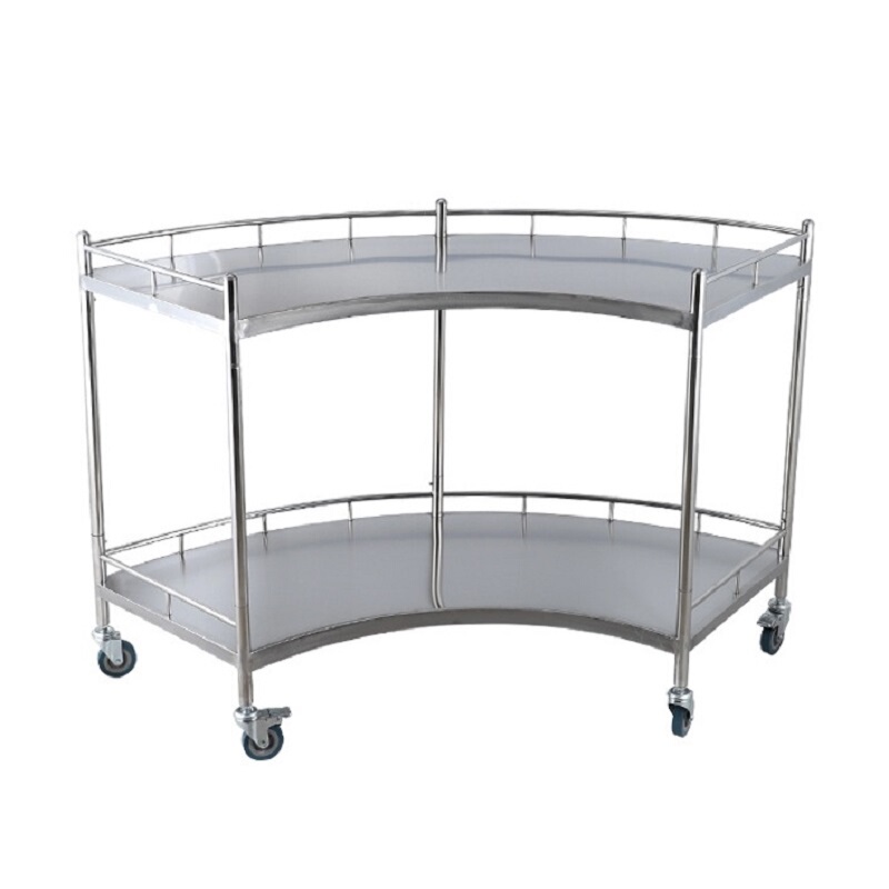 Dental Clinic Treatment Table Stainless Steel Fan-Shaped Trolley Medical Implant Trolley Dental Operating Room Curved Trolley Arc-Shaped Dental Clinic Treatment Table Stainless Steel Fan-Shaped Trolley Medical Implant Trolley Dental Operating Room Curved Trolley Arc-Shaped