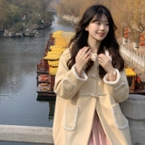 Демисезонное шерстяное пальто, куртка, изысканный стиль, коллекция 2023