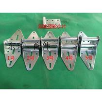 Electric flap roller shutter garage door hinge hinge edge bracket fold-out single double-track top wheel upper bracket lower bottom bracket