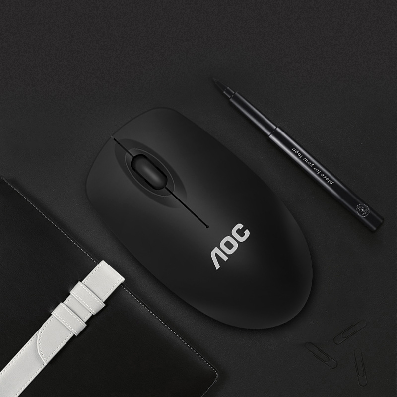 AOC MS320 wireless mouse notebook universal cute ultra-thin portable office desktop computer home mouse