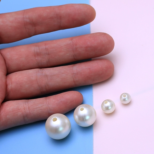 Набор материалов из жемчуга ручной работы, барсетка, аксессуар, белые бусины с бусинами, «сделай сам»