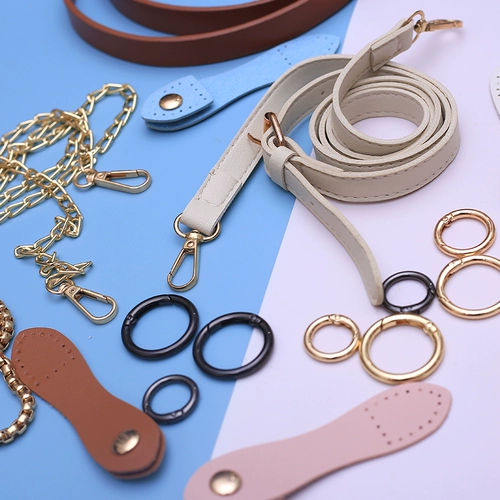 Цепочка на цепочке ручной работы, крючок для вязания, плетеная цепь, сумка, аксессуар для сумки, замок, «сделай сам»