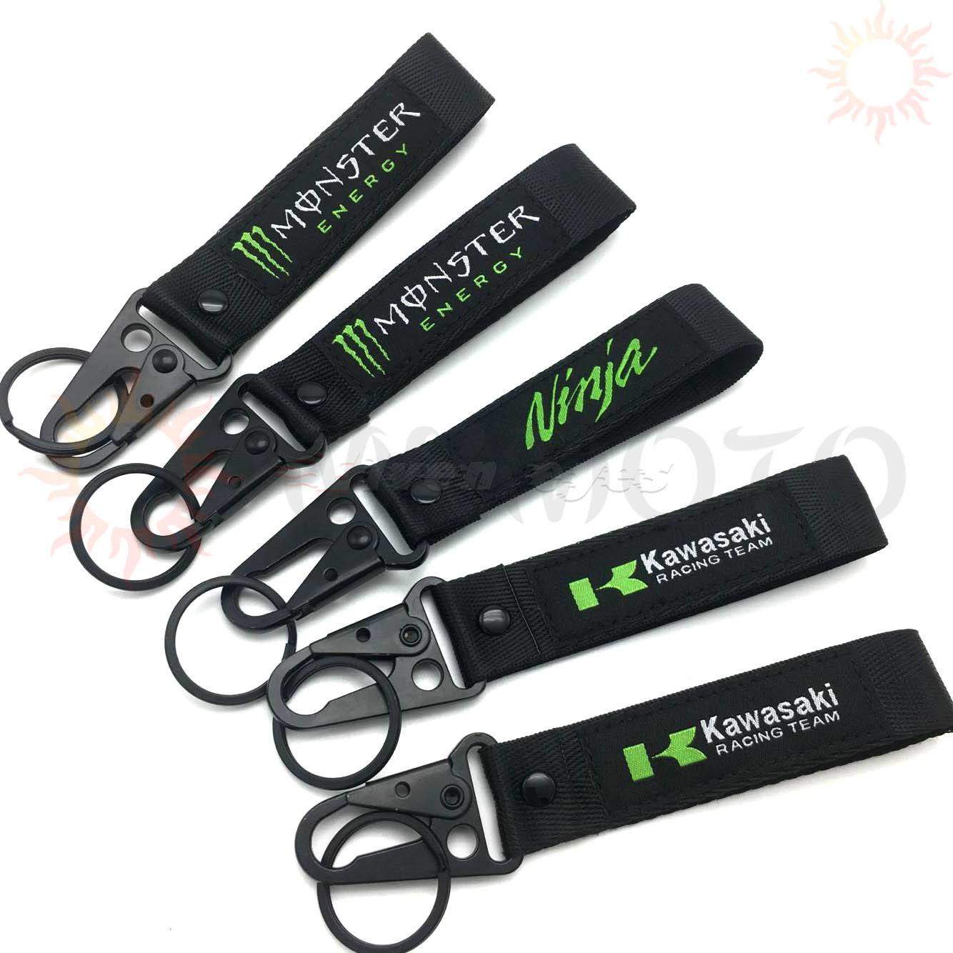 ZX250R ZX250R ZZR1400 Ninja H2 Big Bull ZX10R Z1000 Kawasaki locomotive key buckle pendant