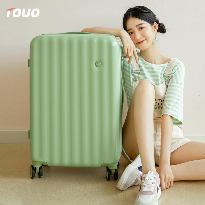 Suitcase Pull Box Woman Small 20 Inch Boarding Pull-Lever Case Large Capacity 24 Suitcase Silent Password Leather Case New
