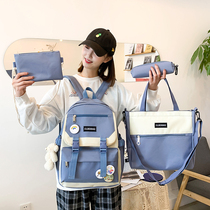 Schoolbag 2021 female primary school students cute girl three to five six years of girls large capacity junior high school students backpack