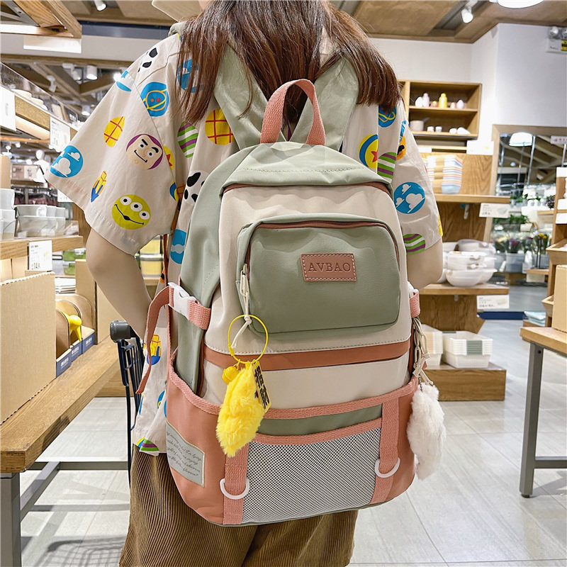 Champion schoolbag female primary school students third to fifth and sixth grade backpack female high school students junior high school students backpack fashion