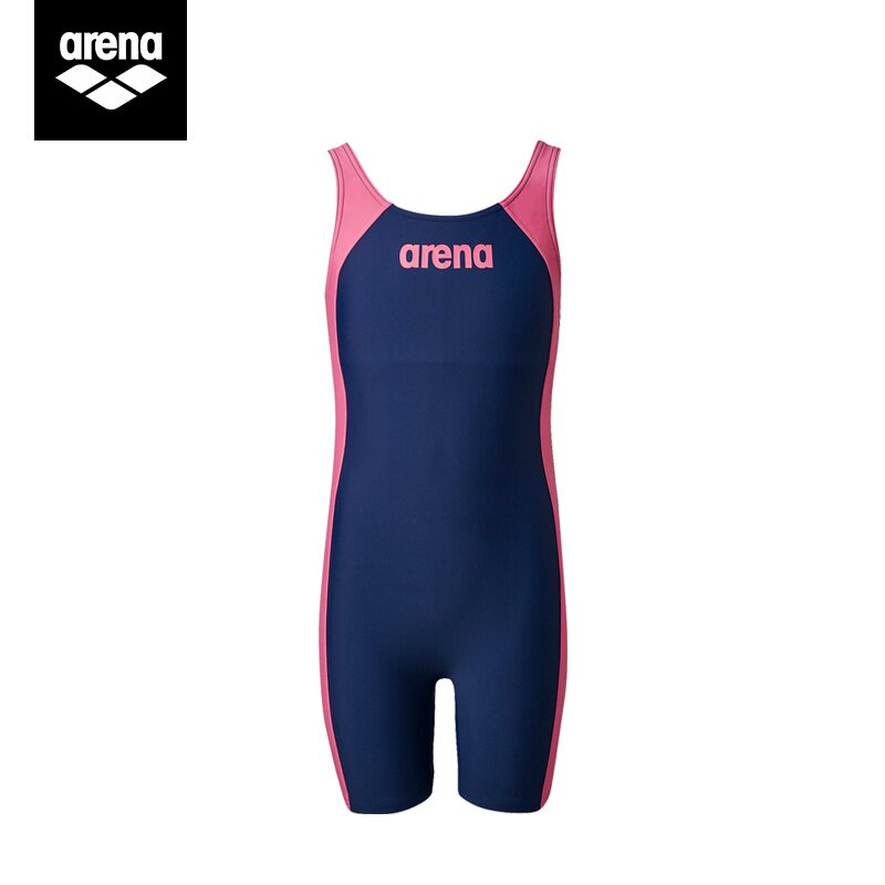 Arena Children's Swimwear One-Piece Flat Angle Girls Professional Conservative Middle School Children's Swimwear JSS0209WJ