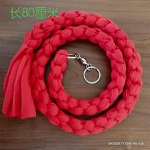 Fitness dance dragon throwing special rope machine-made hand-knitted dragon ribbon throwing dragon streamer faucet rope accessories braided ball throwing rope