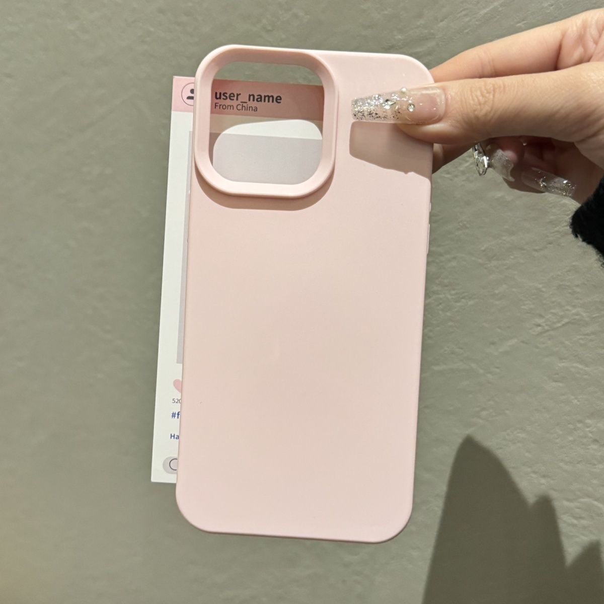 Dopamine Solid Color Liquid Silicone Is Suitable for Apple 17/16/15 Large Hole 14 Simple 13 Promax Phone Case 12 Soft Case Anti-Drop