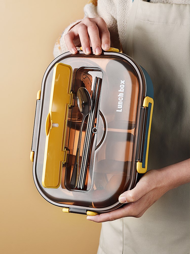 316 stainless steel insulated lunch box anti-scalding office special portable separation lunchbox student dining box suit