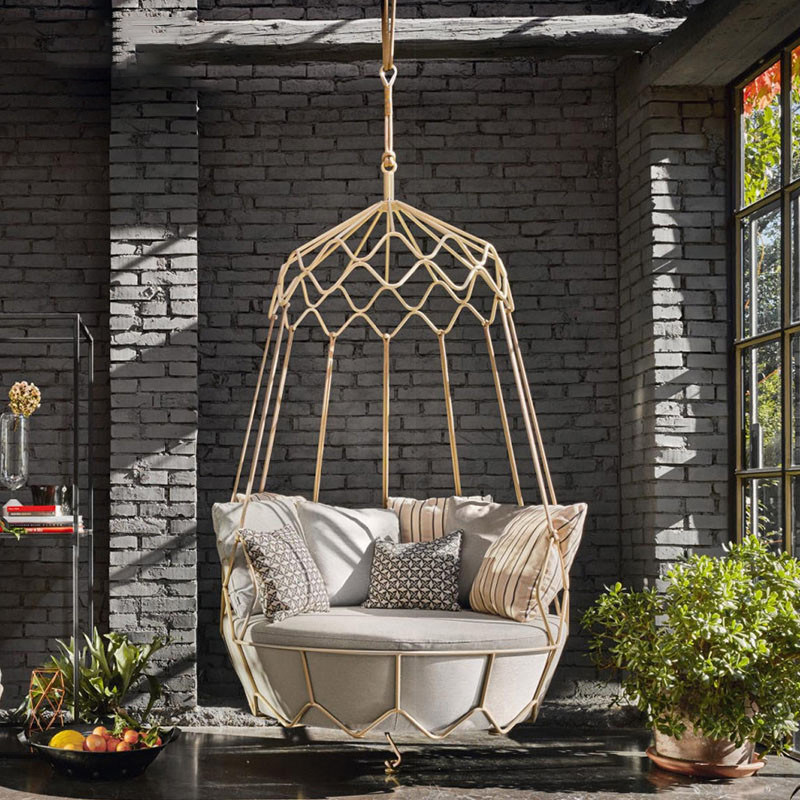 Outdoor swing indoor home balcony hanging chair hanging double hanging basket rattan chair courtyard bedroom adult hammock