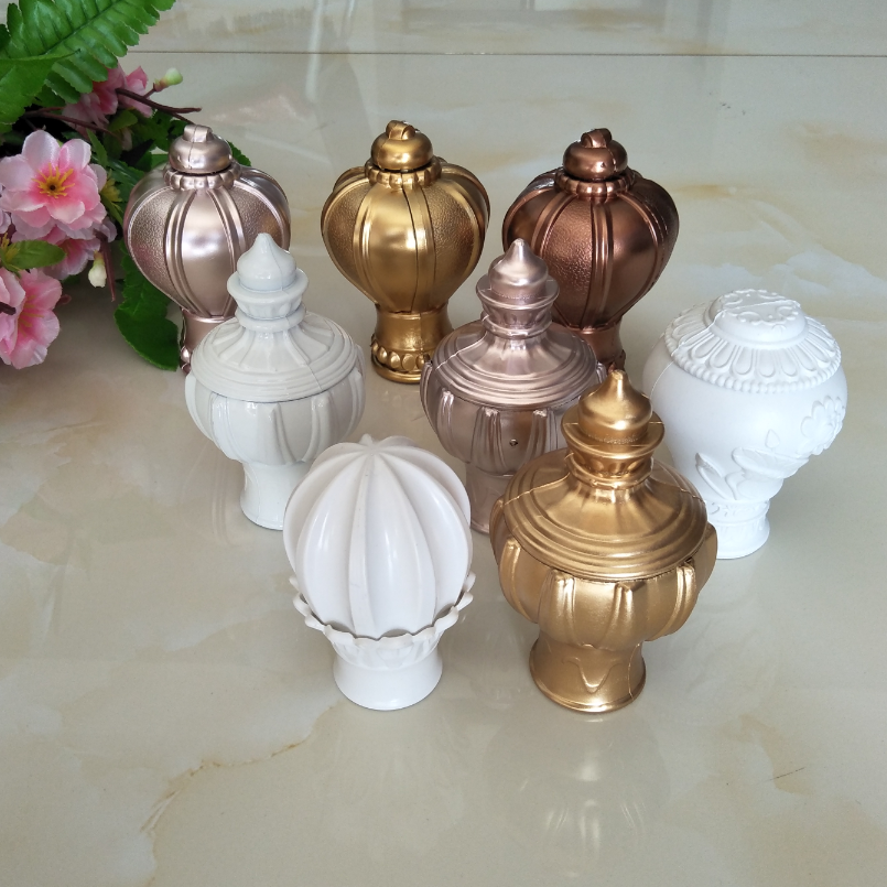 Window Curtain Rod Accessories Roman clubhead decorative head Choke Plug Closure Art Sleeve Ornament Tapestry Tapestry head
