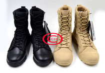 Memories of the past the new lacing Junk Tactical boots light waterproof and abrasion-resistant sandcolor Outdoor running ultralight black boots