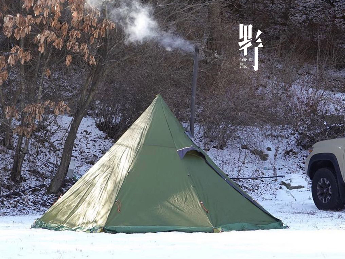 Spot LUXE tent outdoor f8e pyramid 6P stove four seasons hiking backpack camping ultra-light BC