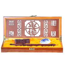 制作木质新生胎毛笔diy宝宝胎毛印章胎发礼盒婴儿胎毛纪念品定做