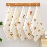 Детские марлевые мягкие хлопковые влажные салфетки для умывания, детский слюнявчик, прямоугольное банное полотенце, хорошо впитывает воду