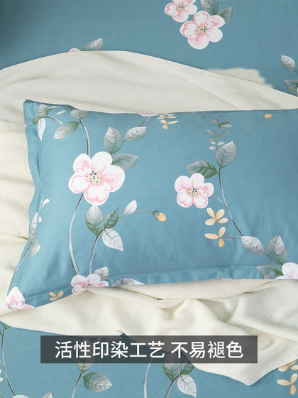 100% Cotton Pillowcases, a Pair, 48Cmx74Cm, Pure Cotton 40X60, Kidsren's Latex Pillow Inner Cover, Popular Model