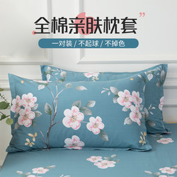 100% Cotton Pillowcases, a Pair, 48Cmx74Cm, Pure Cotton 40X60, Kidsren's Latex Pillow Inner Cover, Popular Model