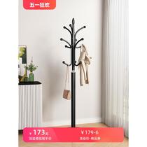 Marble coat rack floor-standing clothes rack bedroom rack room clothes rail home hanging bag clothes drying rack