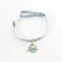 Синий геометрический кот