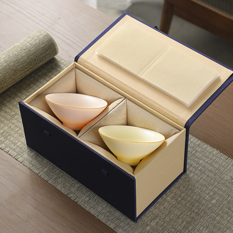 Defied goat fat jade white porcelain small tea cup home ceramic lid bowl teapot tea drinking tea tasting cup single cup of tea with individual cup-Taobao