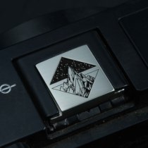 Mountains rivers and stars scenery metal hot shoe cover Sony Canon Nikon Fuji mirrorless SLR hot shoe protective cover