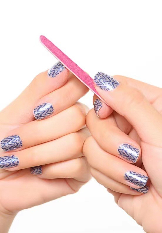 Nail Stickers Wearable Nail Pieces Incoco Pattern Design with Adhesive Backing Nail Patches Waterproof New Limited Edition Brightening