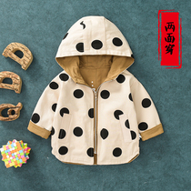 British Next Road baby windbreaker jacket spring and autumn 0-3 years old childrens reversible baby style outer wear
