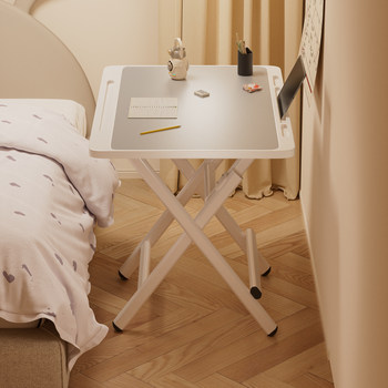 Zanmi foldable bedside table small and movable